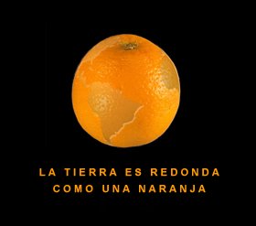 De aarde is zo rond als een sinaasappel